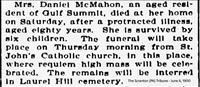 McMahon, Mrs. Daniel